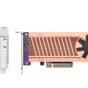 QNAP QM2-2P-384A - Adapter PCIe do dysków M.2 NVMe
