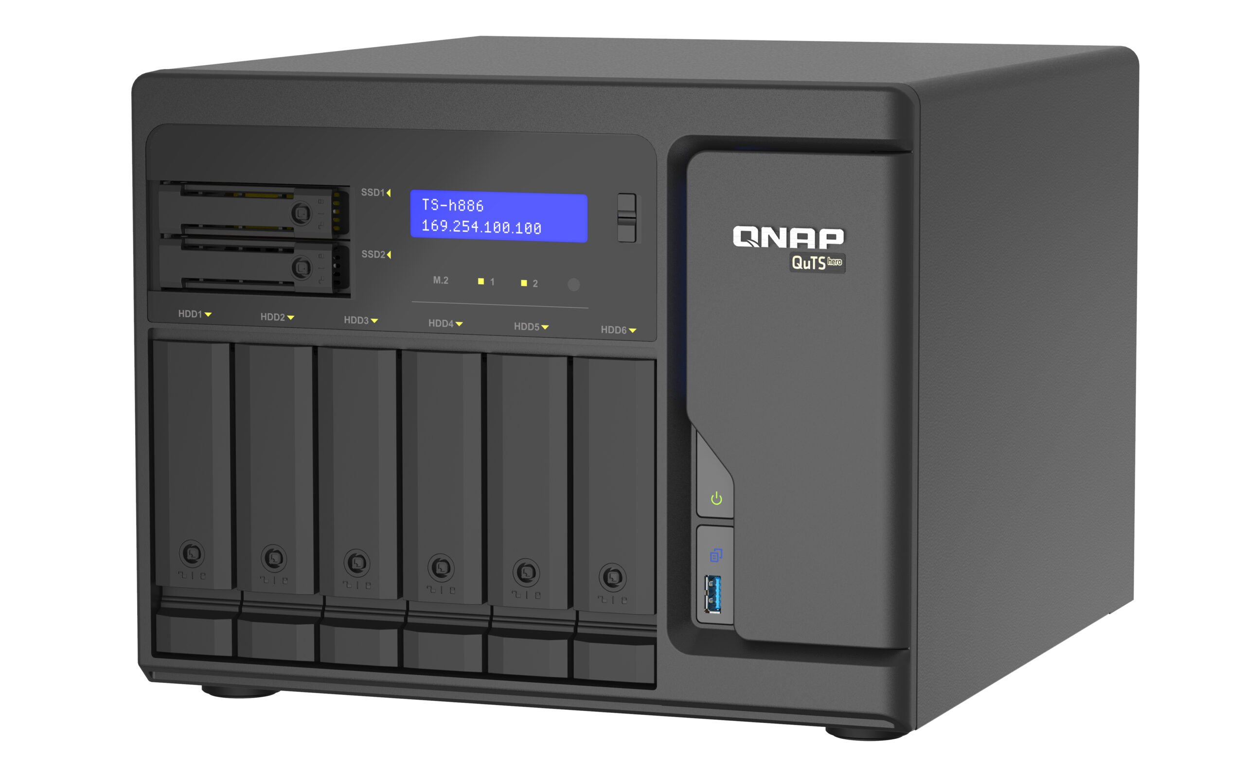 QNAP TS-h886-D1622-16G - Serwer NAS Tower z Intel Xeon D - obrazek 5