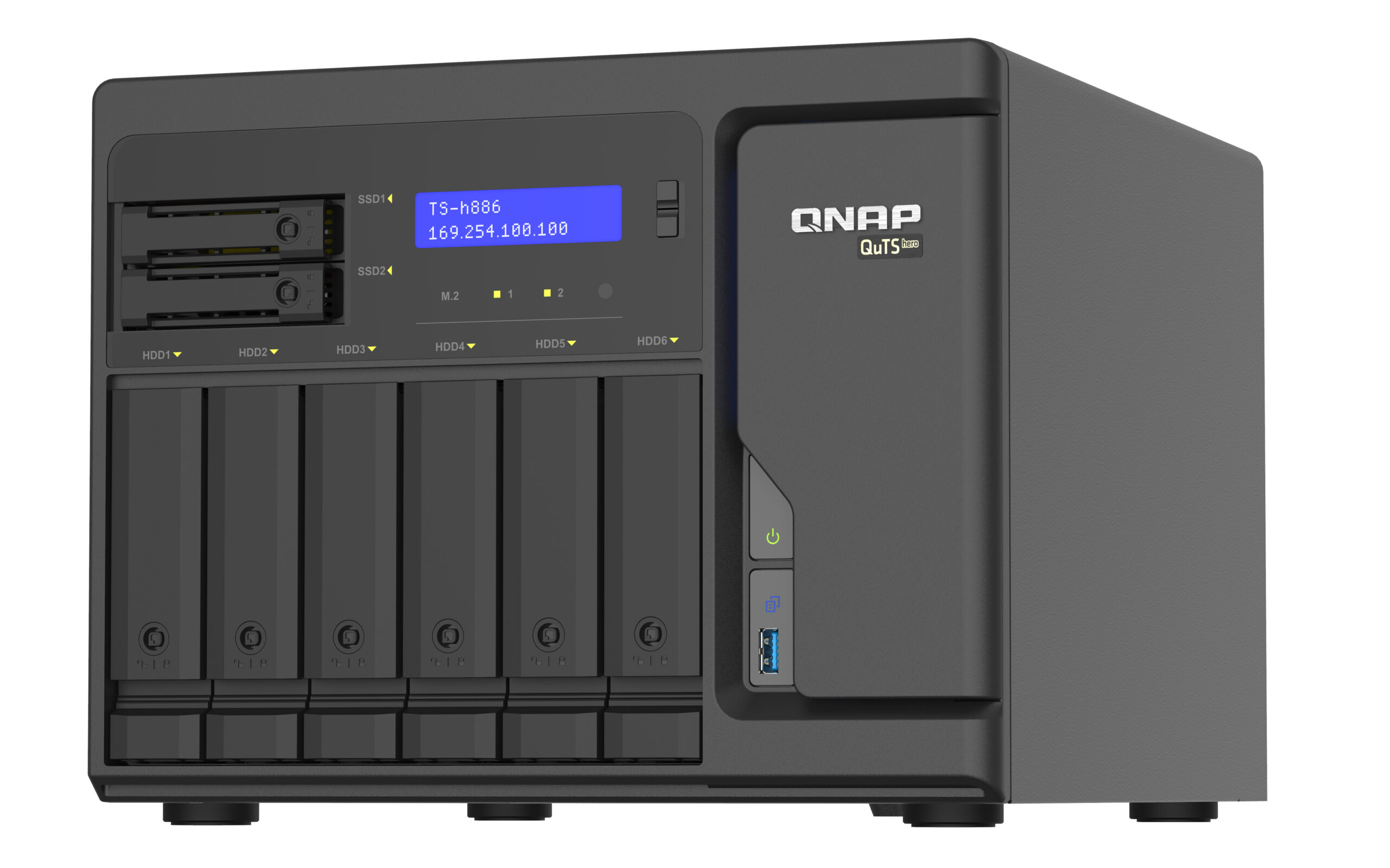 QNAP TS-h886-D1622-16G - Serwer NAS Tower z Intel Xeon D - obrazek 4
