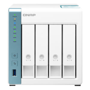 QNAP TS-431K serwer danych NAS Tower Annapurna Labs Alpine AL-214 1 GB DDR3 0 TB QNAP Turbo System Biały