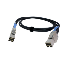 QNAP CAB-PCIE10M-8644-4X kabel SAS 1 m Czarny