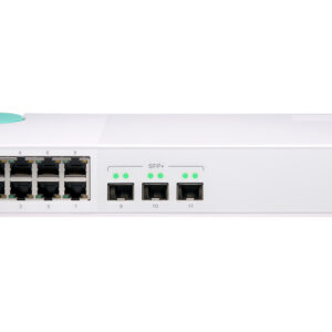 QNAP QSW-308S przełącznik sieciowy Nie zarządzany Gigabit Ethernet (10/100/1000) Biały