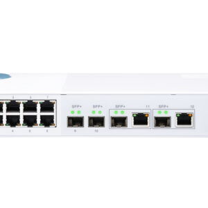 QNAP QSW-M408-2C przełącznik sieciowy Zarządzany L2 10G Ethernet (100/1000/10000) Biały