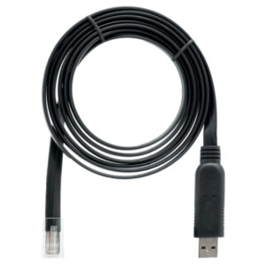 QNAP CAB-CONSOLE-URJ45-1M8 Kabel konsolowy USB-A do RJ45 1.8m