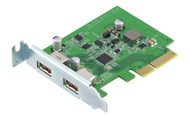 QNAP QXP-10G2U3A - Karta Rozszerzeń PCIe USB 3.2 Gen 2 - obrazek 3
