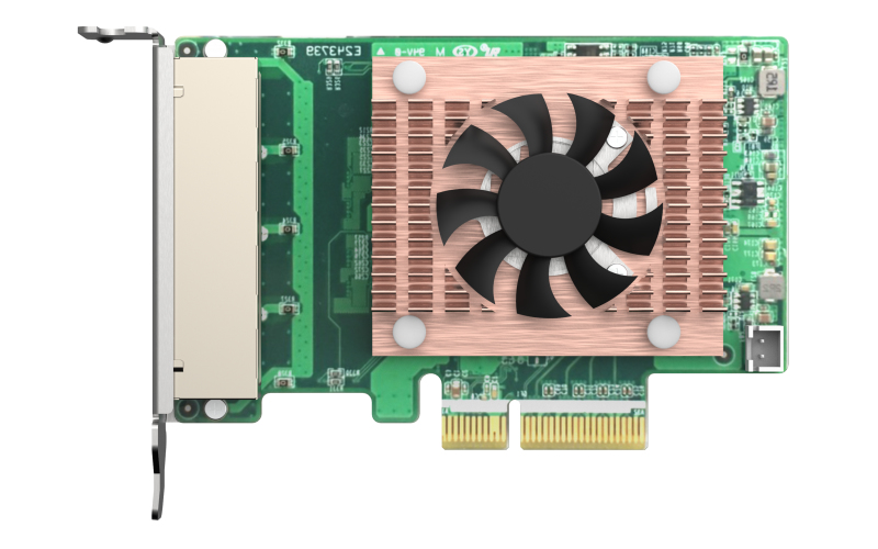 QNAP QXG-2G4T-I225 - Karta sieciowa 4x 2.5GbE PCIe