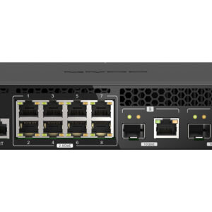 QNAP QSW-M2108R-2C przełącznik sieciowy Zarządzany L2 2.5G Ethernet (100/1000/2500) Obsługa PoE Czarny