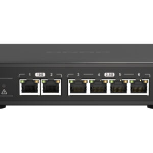 QNAP QSW-2104-2T przełącznik sieciowy Nie zarządzany 2.5G Ethernet (100/1000/2500) Czarny