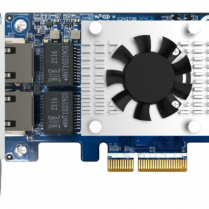 QNAP QXG-10G2TB - Dwuportowa karta sieciowa 10GbE