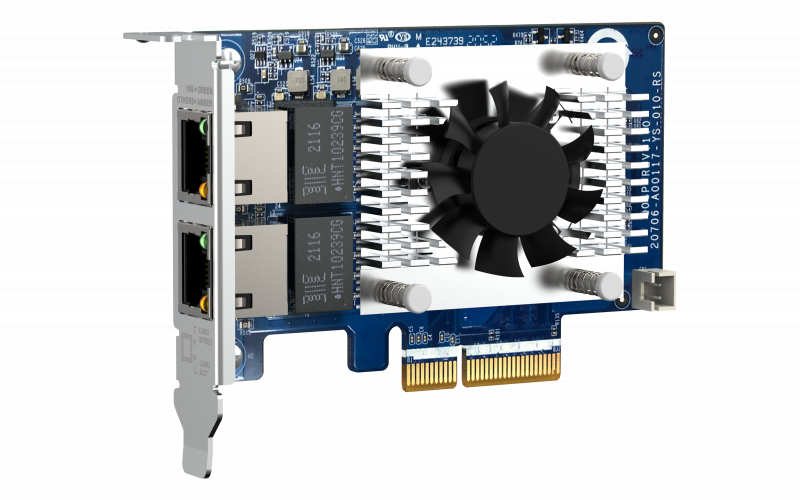 QNAP QXG-10G2TB - Dwuportowa karta sieciowa 10GbE - obrazek 3