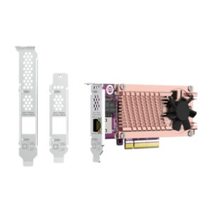 QNAP QM2-2P10G1TB - Karta rozszerzeń PCIe z 2x M.2 NVMe i 10GbE