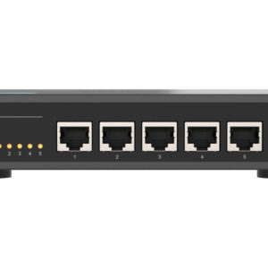 QNAP QSW-3205-5T - 5-portowy niezarządzany przełącznik 10GbE RJ45