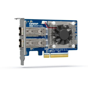 QNAP QXG-25G2SF-E810 - Dwuportowa karta sieciowa 25GbE