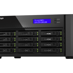QNAP TS-h1290FX NAS Tower EPYC 7302P 256 GB DDR4 0 TB QuTS hero Czarny