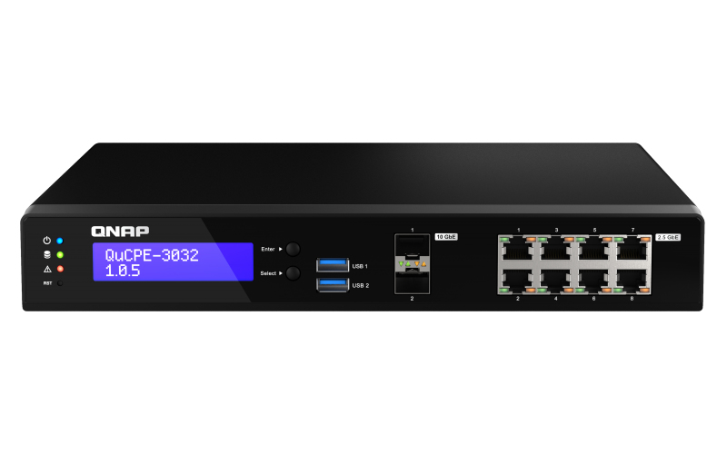 QNAP QuCPE-3032-C3558R-8G - Urządzenie uCPE dla Wirtualizacji Sieci