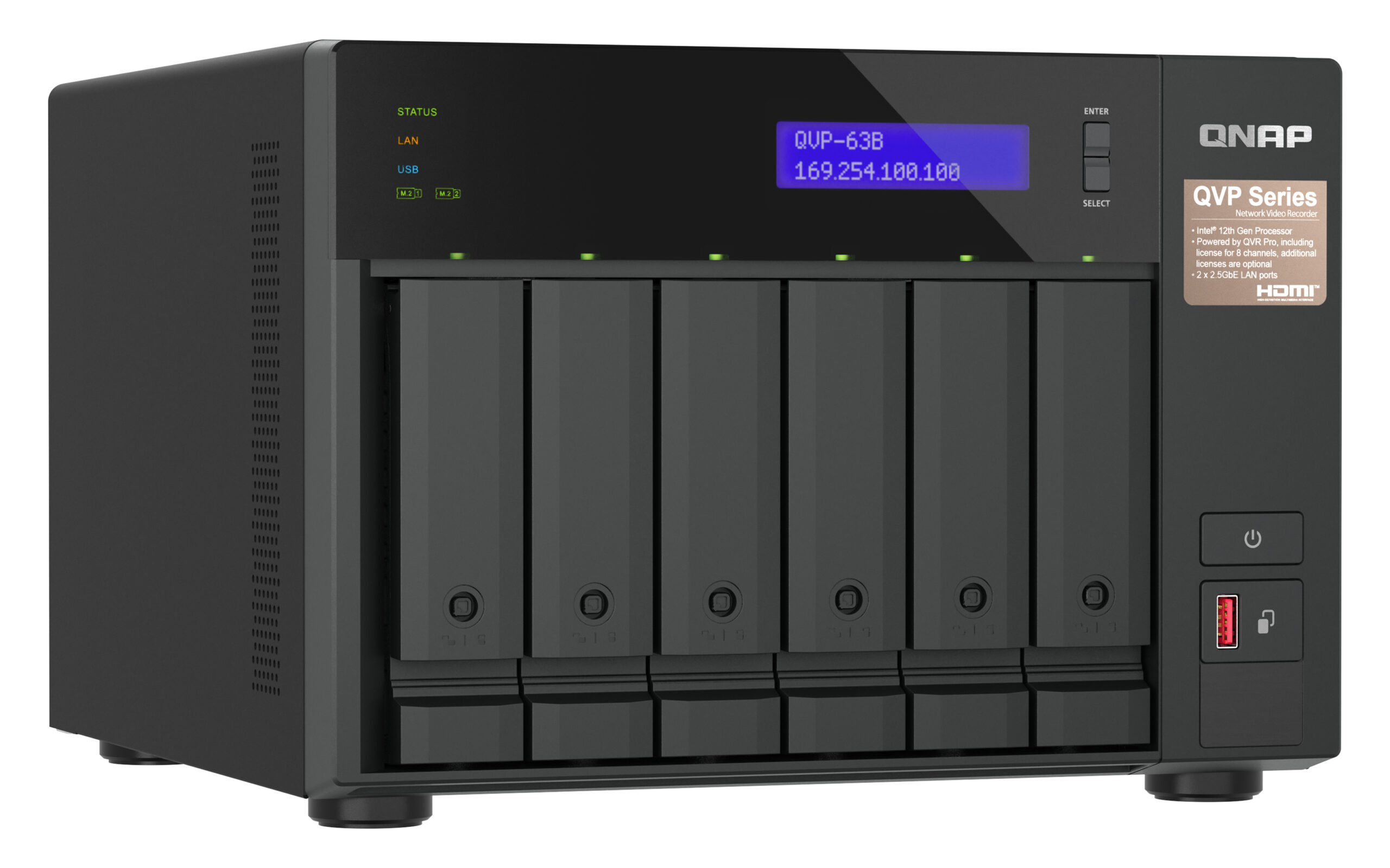 QNAP QVP-63B Serwer Nadzoru Sieciowego Tower