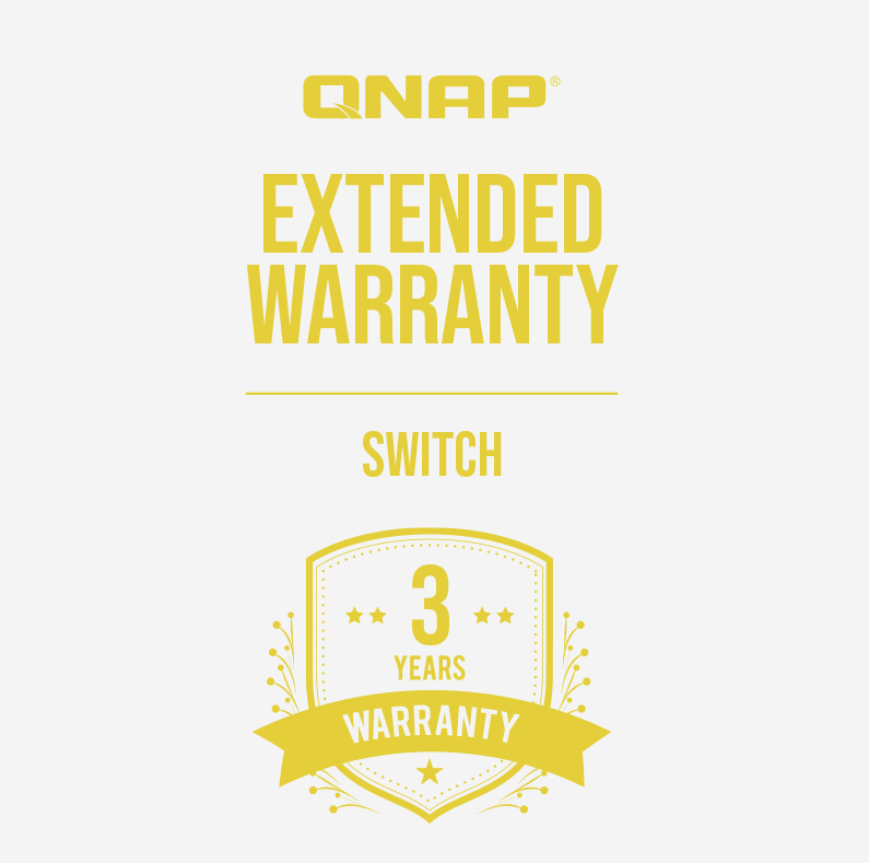QNAP LW-SWITCH-YELLOW-3Y-EI - 3-letnia licencja rozszerzonej gwarancji
