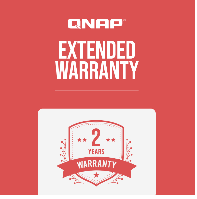 QNAP LW-NW-RED-2Y-EI - Licencja Rozszerzonej Gwarancji na 2 Lata