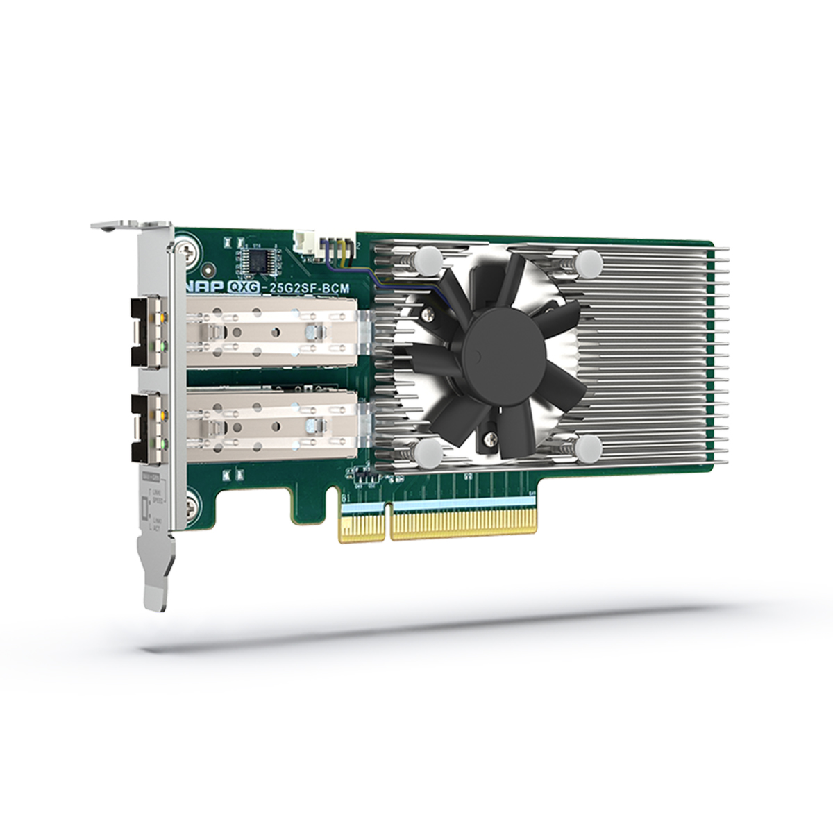 QNAP QXG-25G2SF-BCM - Dwuportowa Karta Sieciowa 25GbE