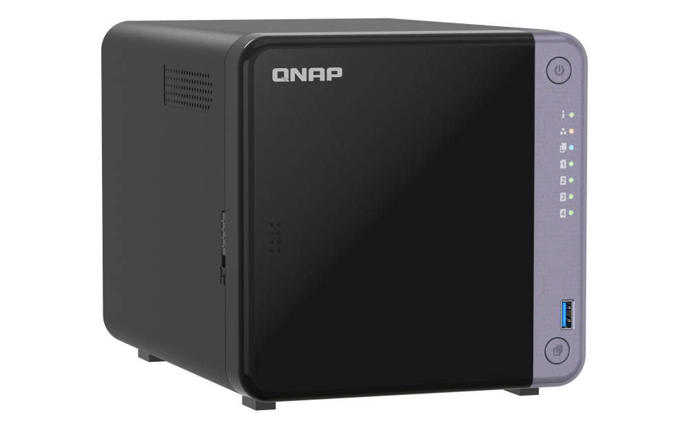 QNAP TS-432X-4G-PE - Serwer NAS Tower 4-zatokowy z 10GbE SFP+ - obrazek 4