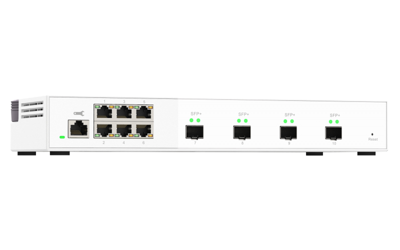 QNAP QSW-M2106-4S - Zarządzalny przełącznik sieciowy L2 2.5GbE/10GbE