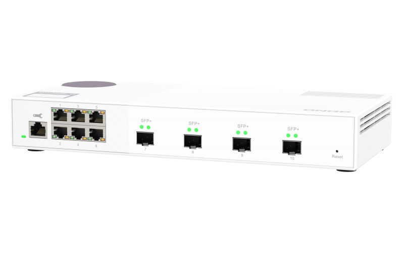 QNAP QSW-M2106-4S - Zarządzalny przełącznik sieciowy L2 2.5GbE/10GbE - obrazek 4