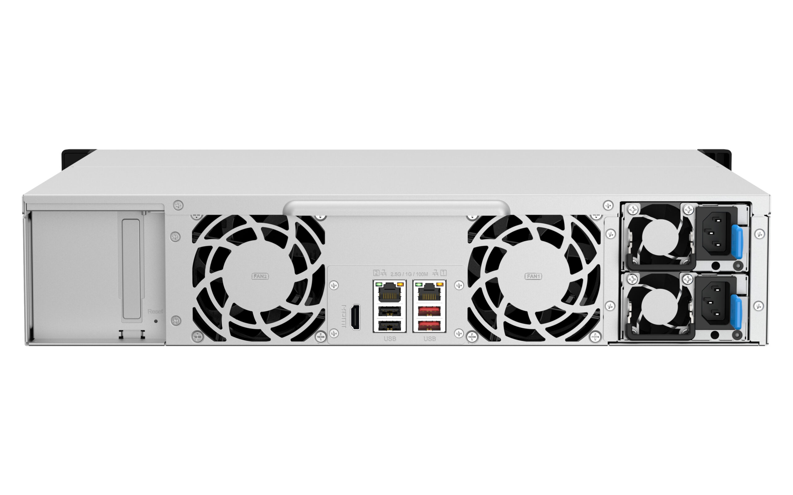 QNAP TS-1264U-RP NAS Rack 2U Intel Celeron 4GB RAM 12 zatok - obrazek 3