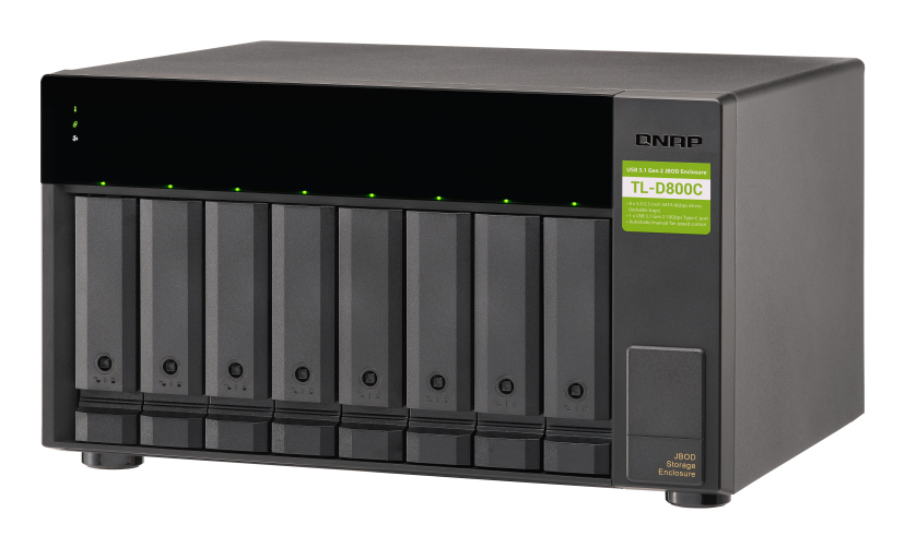QNAP TL-D800C - Obudowa rozszerzająca JBOD USB 3.2 Gen 2 - obrazek 5