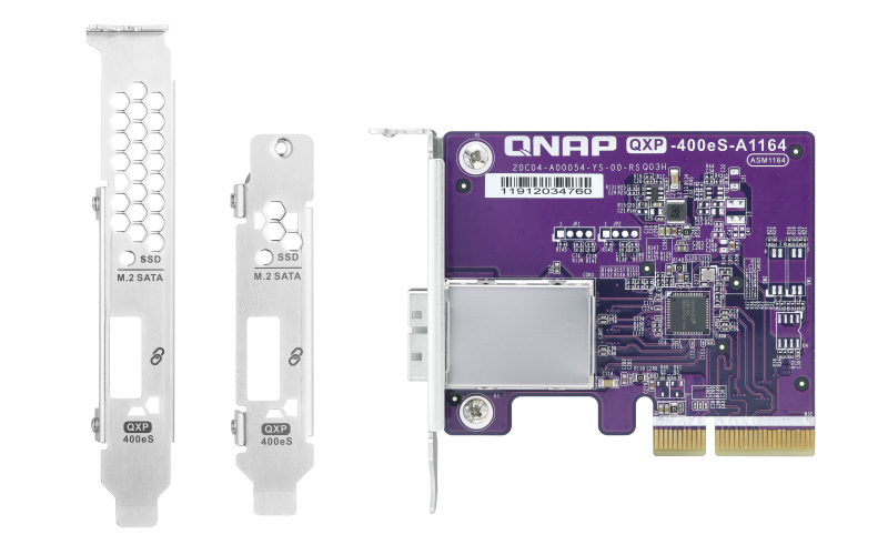 QNAP QXP-400eS-A1164 - Adapter Mini-SAS PCIe 3.0 x2