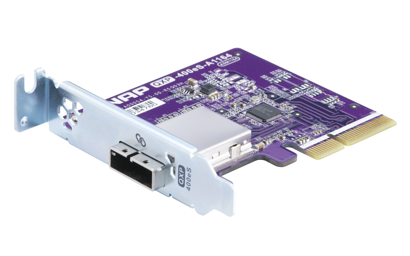 QNAP QXP-400eS-A1164 - Adapter Mini-SAS PCIe 3.0 x2 - obrazek 3