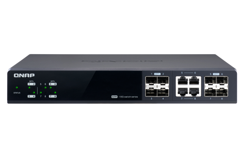 QNAP QSW-M804-4C - Zarządzany Przełącznik Sieciowy 10GbE
