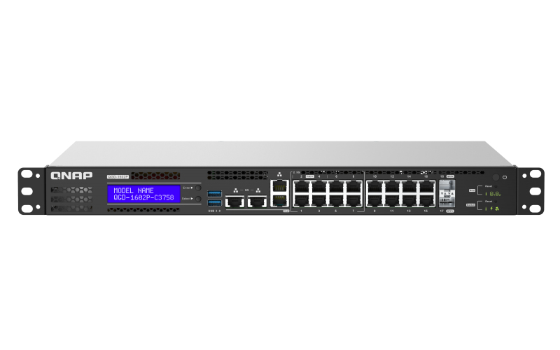 QNAP QGD-1602P - Zarządzalny Przełącznik Sieciowy L2 PoE