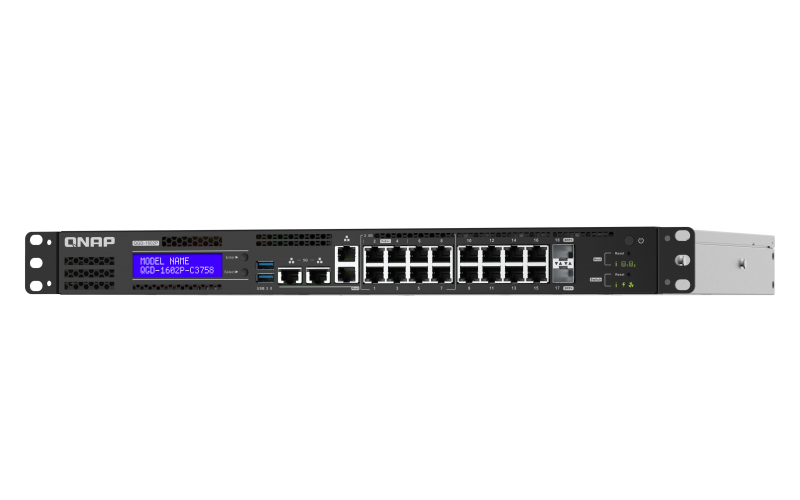 QNAP QGD-1602P - Zarządzalny Przełącznik Sieciowy L2 PoE - obrazek 3
