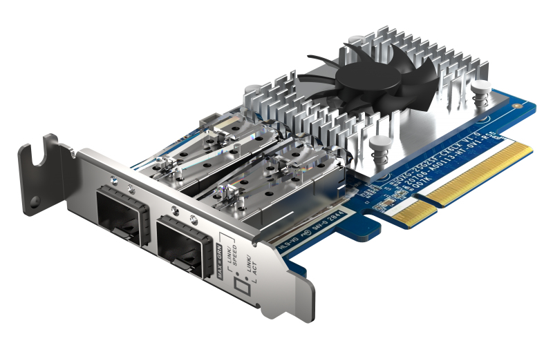 QNAP QXG-25G2SF-CX6 - Dwuportowa karta sieciowa 25GbE - obrazek 4