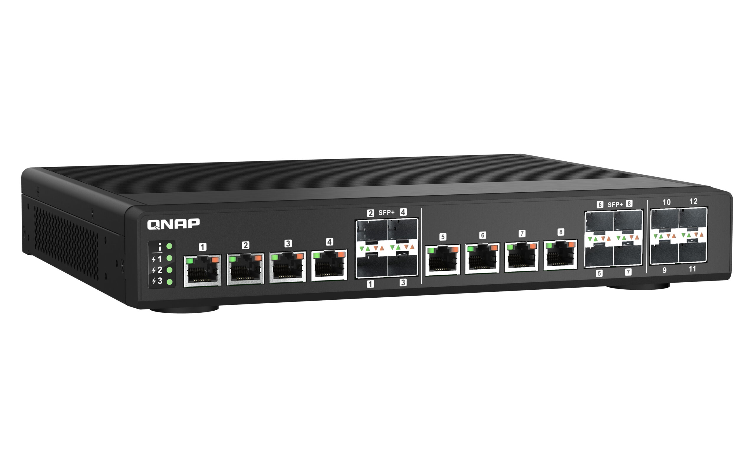 QNAP QSW-IM1200-8C Przemysłowy Zarządzany Przełącznik Sieciowy 10GbE - obrazek 3