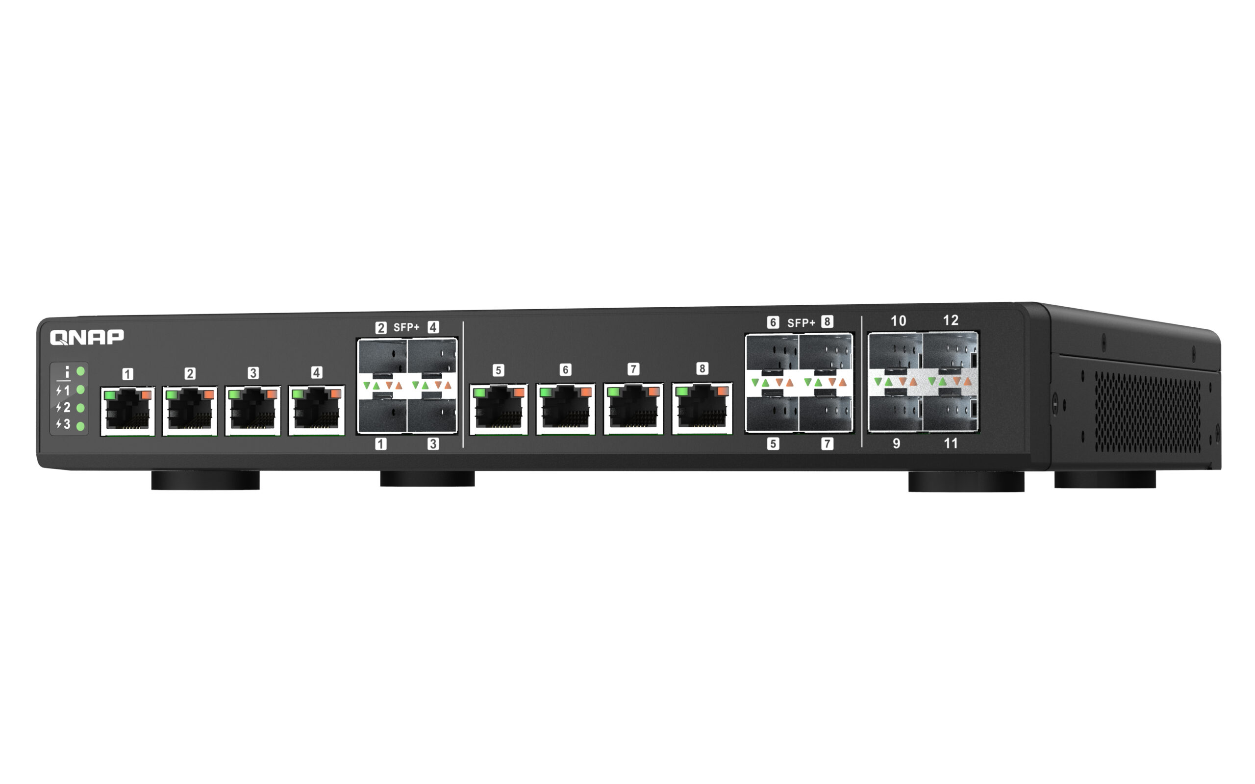 QNAP QSW-IM1200-8C Przemysłowy Zarządzany Przełącznik Sieciowy 10GbE - obrazek 4