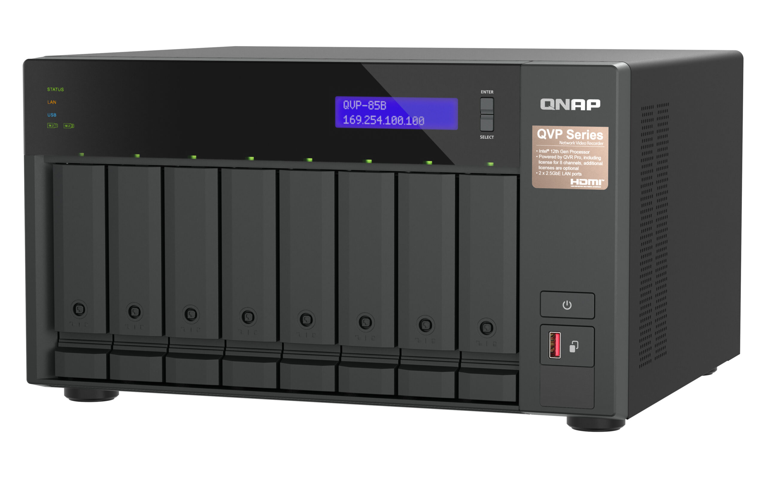 QNAP QVP-85B Serwer Nadzoru Sieciowego Tower - obrazek 4