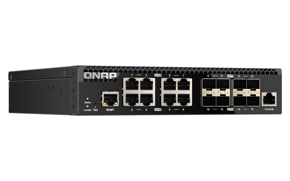 QNAP QSW-M3216R-8S8T - Zarządzany przełącznik sieciowy 10GbE L2/L3 - obrazek 3