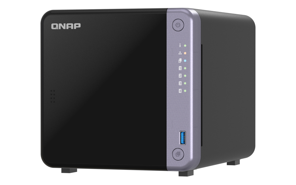 QNAP TS-432X-4G-PE - Serwer NAS Tower 4-zatokowy z 10GbE SFP+