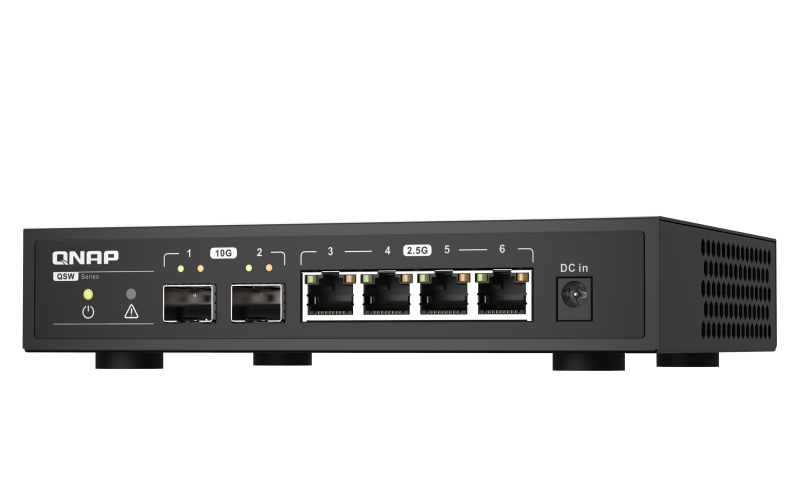 QNAP QSW-2104-2S - Niezarządzany przełącznik sieciowy 2.5GbE/10GbE
