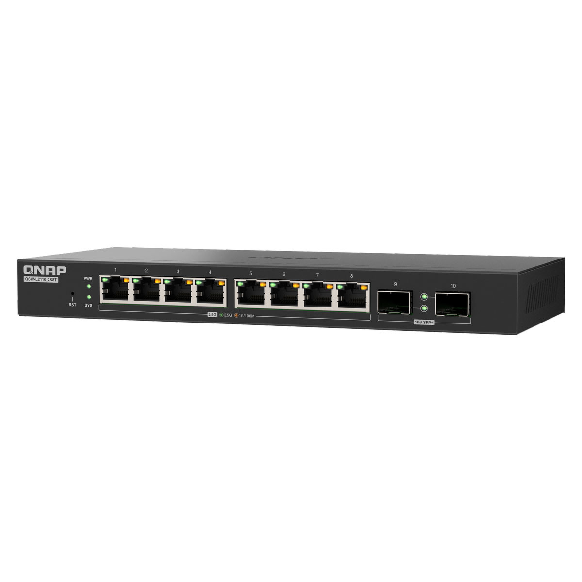 QNAP QSW-L2110-2S8T - Lite Managed Switch z portami 2.5GbE i 10GbE - obrazek 5
