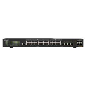 QNAP QSW-M2130P-2C2S26T - Zarządzalny Switch L2 z 24 portami 2.5GbE PoE+ i 10GbE