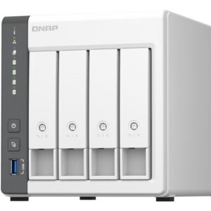 QNAP TS-433 NAS Tower ARM Cortex-A55 4GB RAM