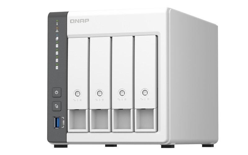 QNAP TS-433 NAS Tower ARM Cortex-A55 4GB RAM